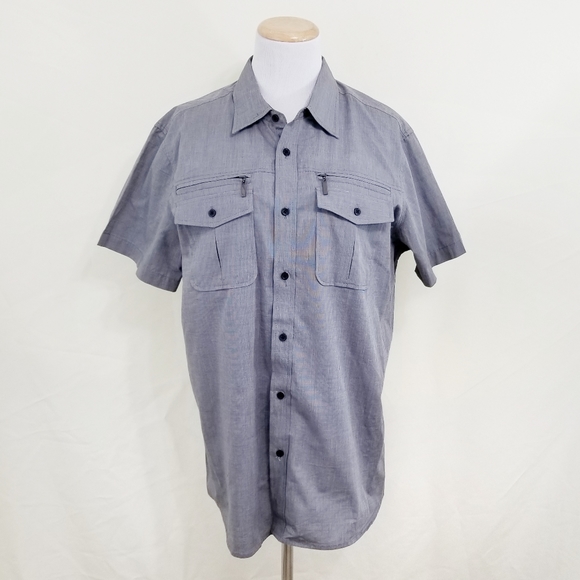 Eighty Eight Other - Eighty Eight gray button down shirt short sleeve M